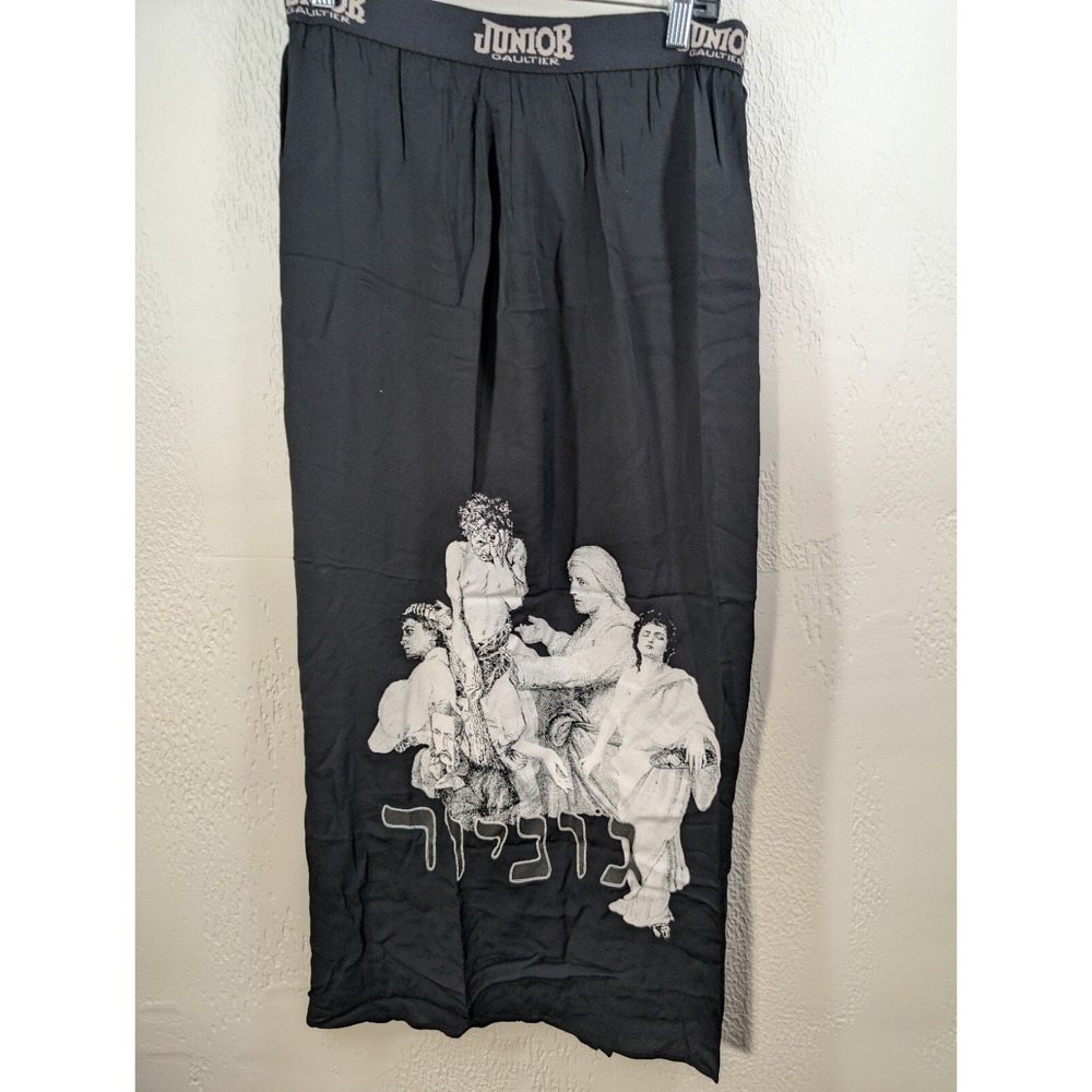 Junior Gaultier Skirt Women's 40 Long Printed Made In Italy